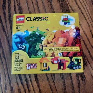 LEGO Classic Bricks and Ideas 11001 Building Kit 123 Pieces Open Box Sealed Bags